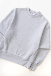 POWER GOODS SUPER WEIGHT CREW HEATHER GREY