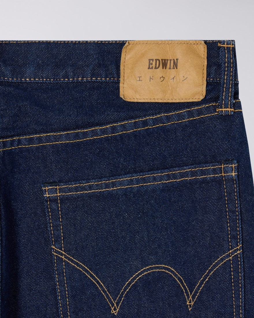 EDWIN LOOSE JEANS BLUE RINSED