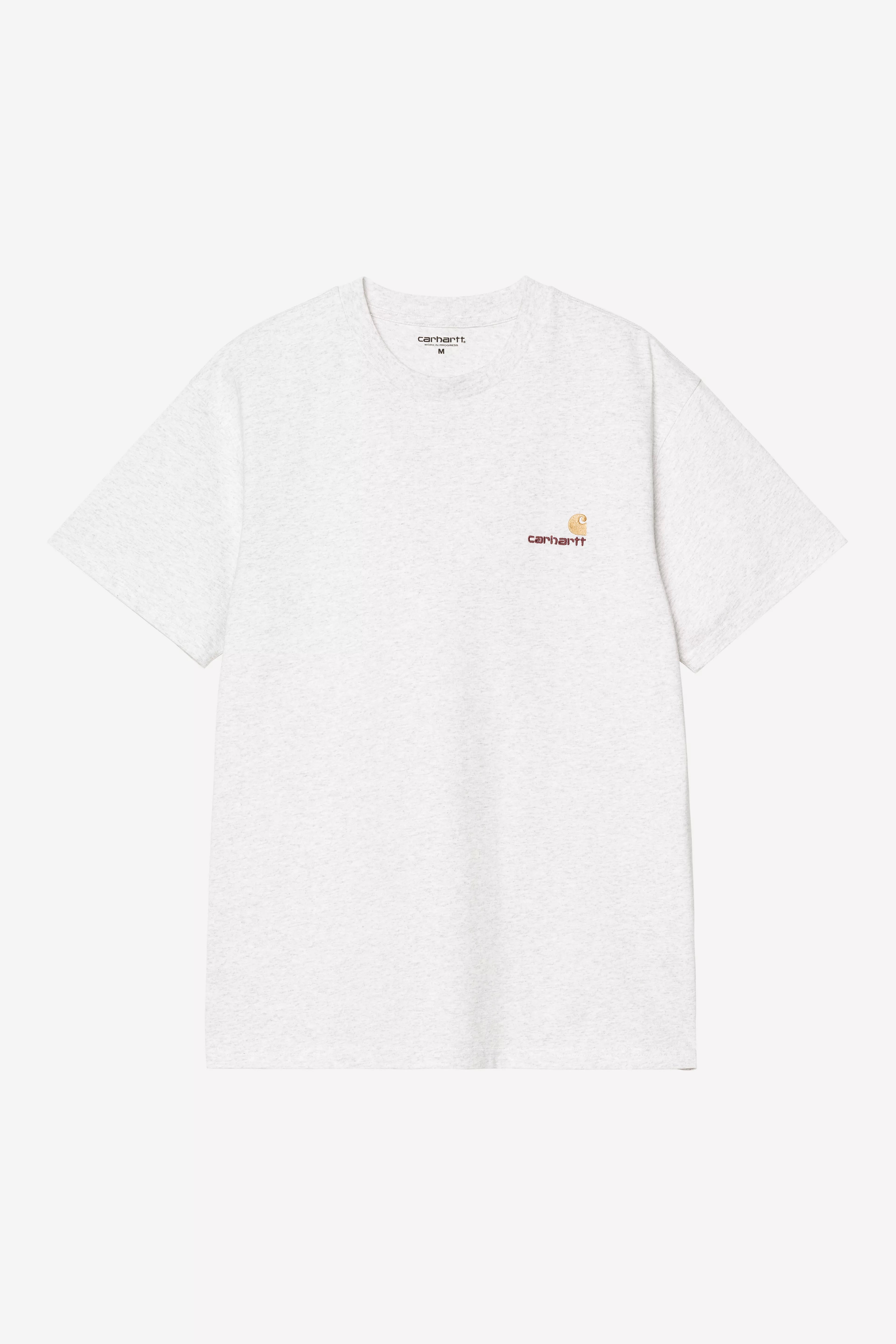 CARHARTT WIP  AMERICAN SCRIPT ASH HEATHER