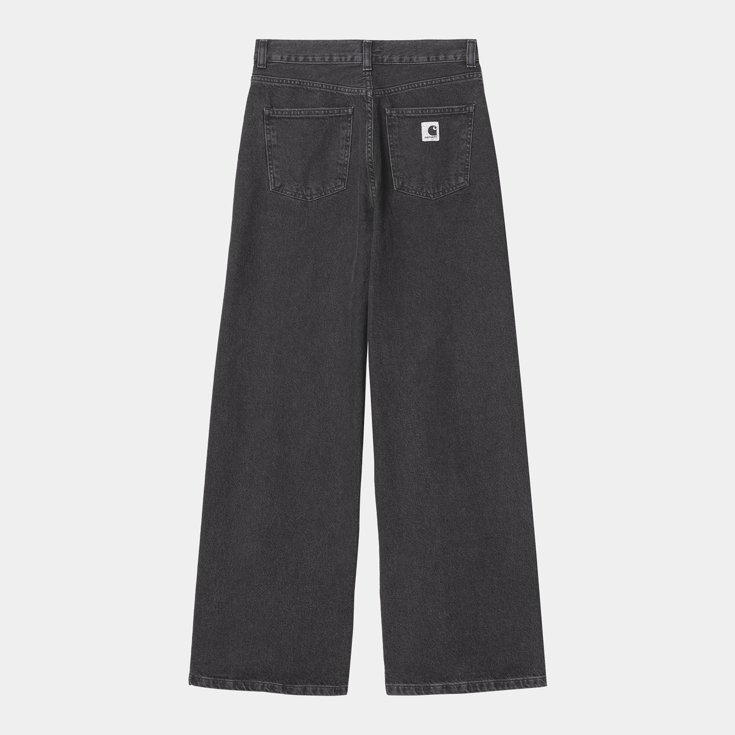 CARHARTT WIP JEANS JANE ORGANIC BLACK STONEWASH