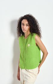 AMERICAN VINTAGE  GILET FLUO ABSINTHE