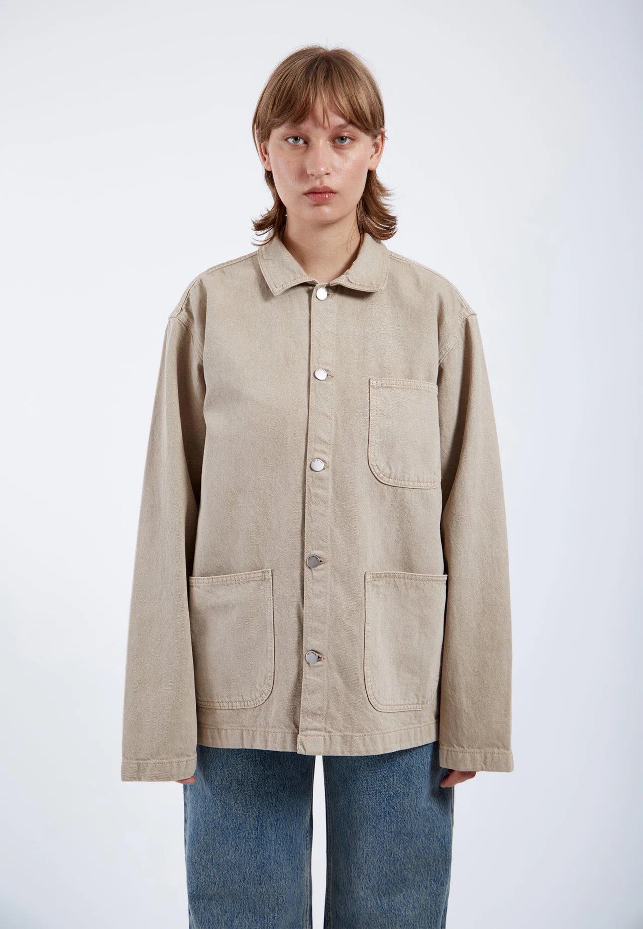 DR DENIM DEVON WORKER GREIGE