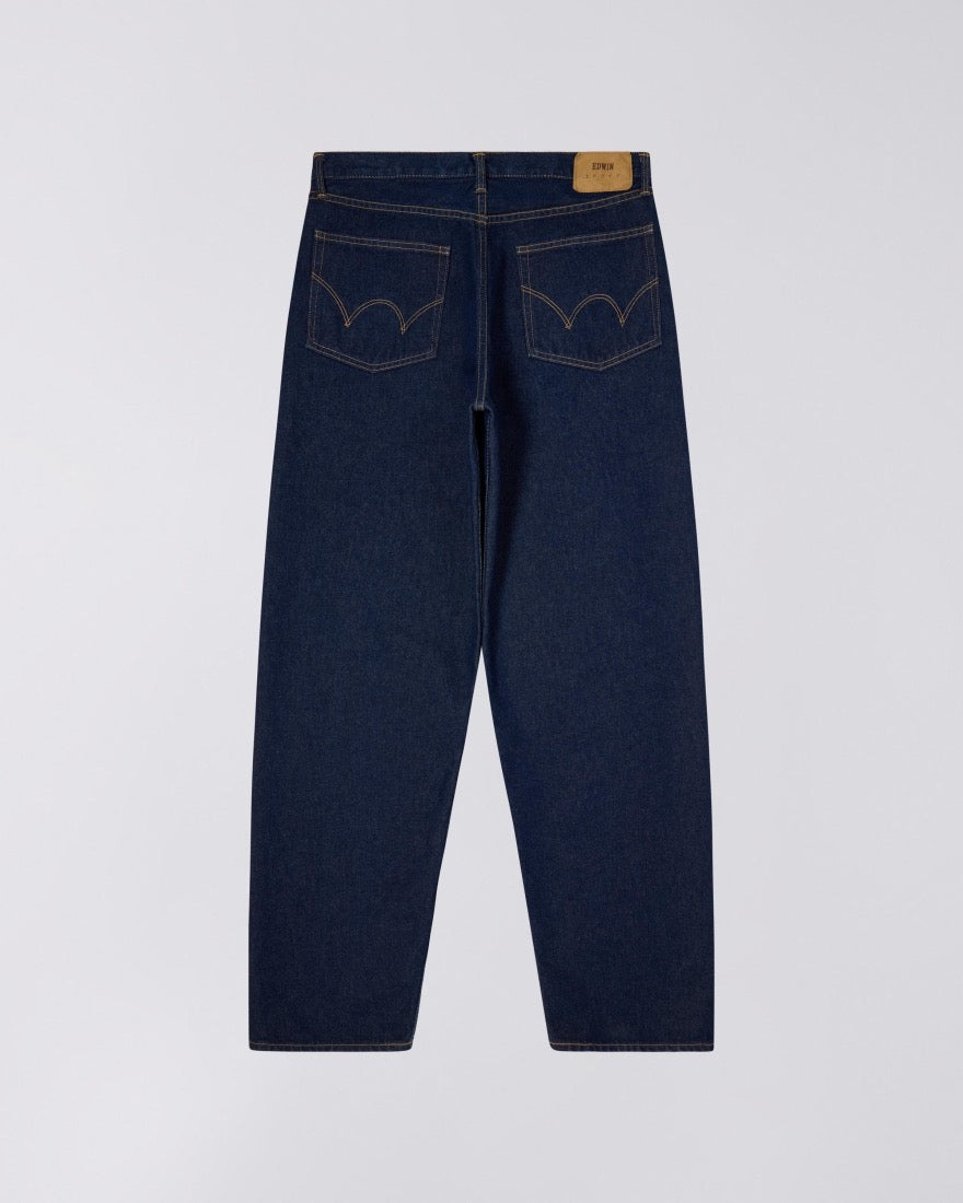 EDWIN LOOSE JEANS BLUE RINSED