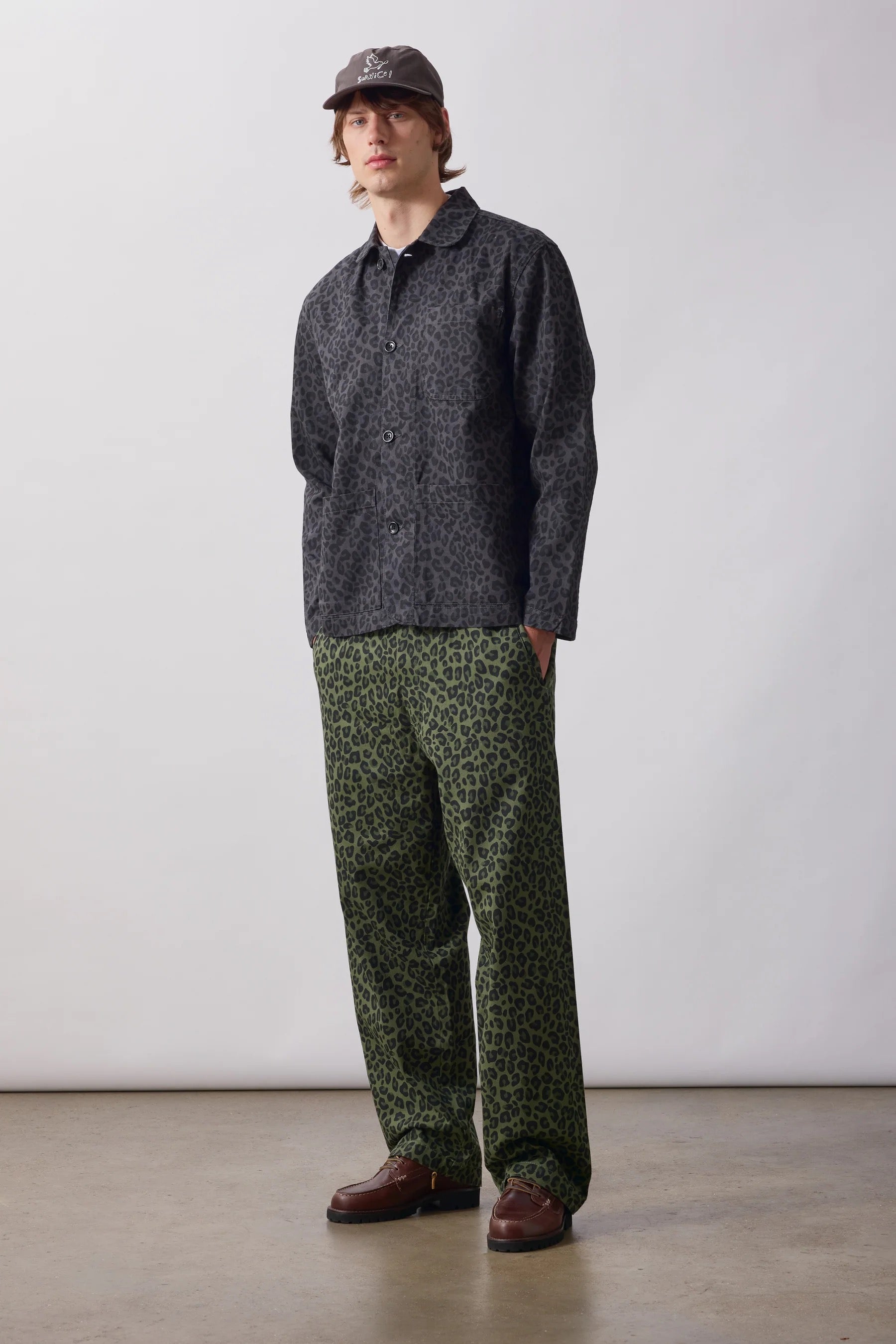 SERVICE WORKS  PATTERNED EASY CHEF BLACK LEOPARD