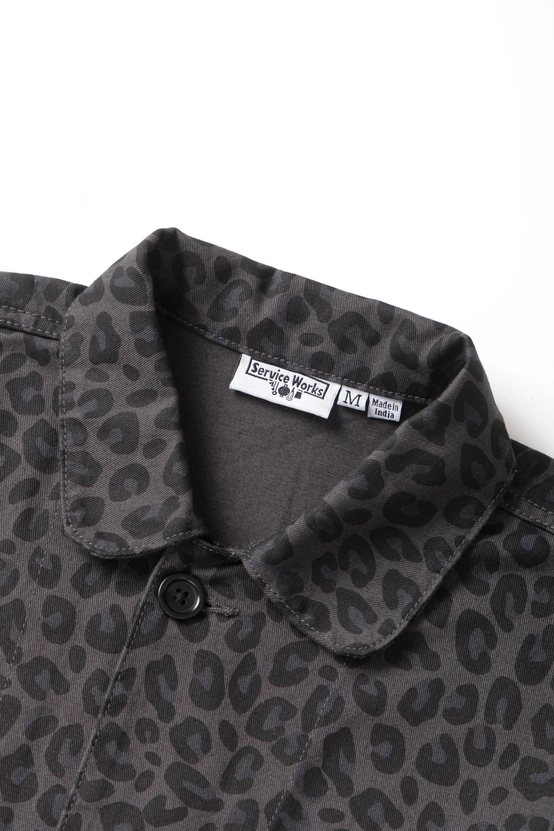 SERVICE WORKS  PATTERNED EASY CHEF BLACK LEOPARD