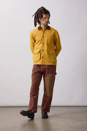 SERVICE WORKS  WAXED BARN JACKET OCHRE