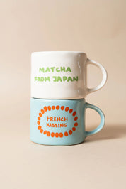 SISI MUG FRENCH KISSING Blue
