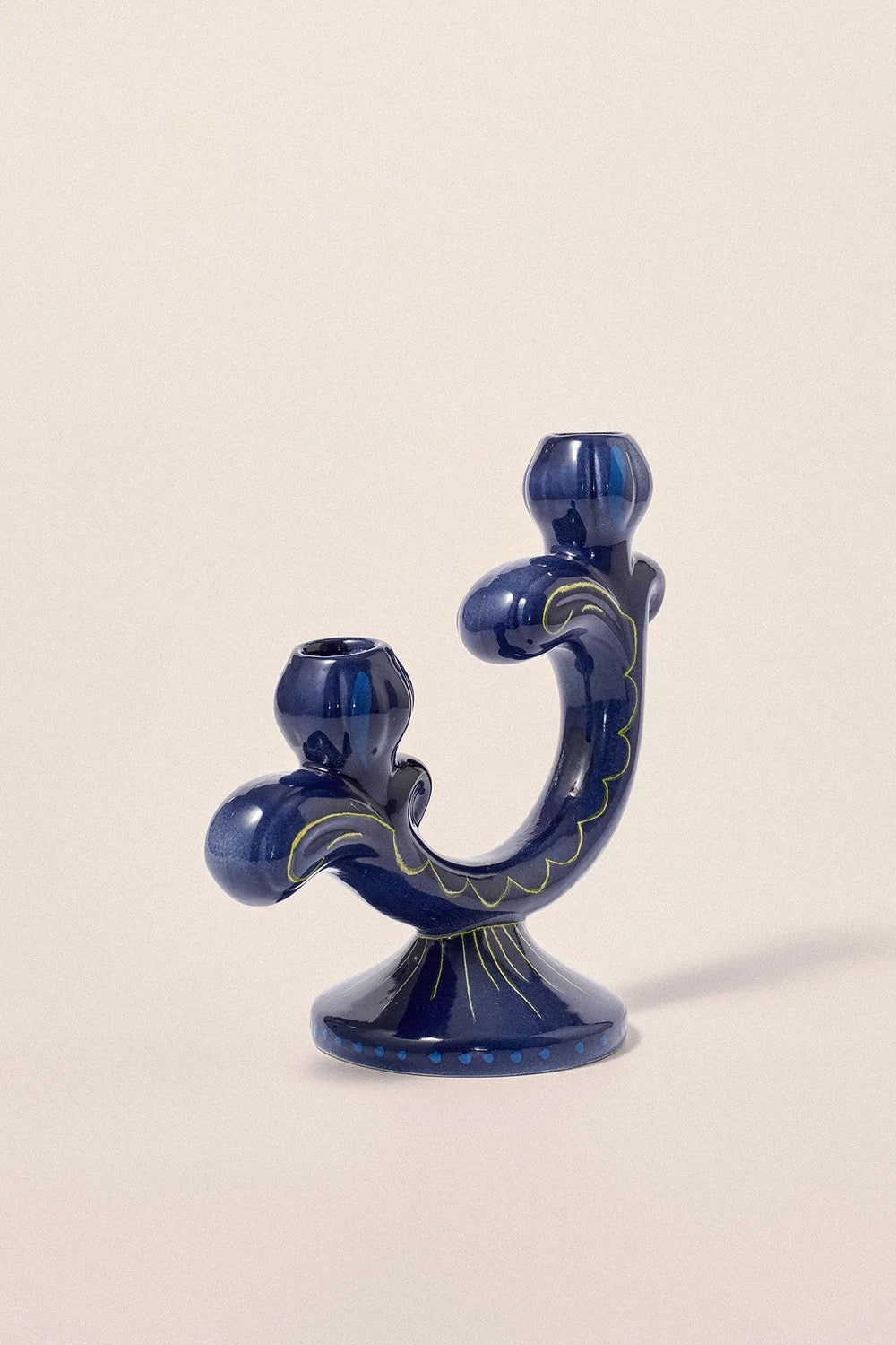 DAMSON MADDER CANDELABRA NAVY