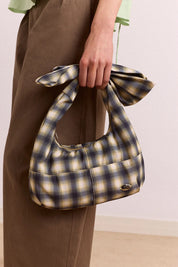 DAMSON MADDER ROO CHECK TIE BAG MULTI
