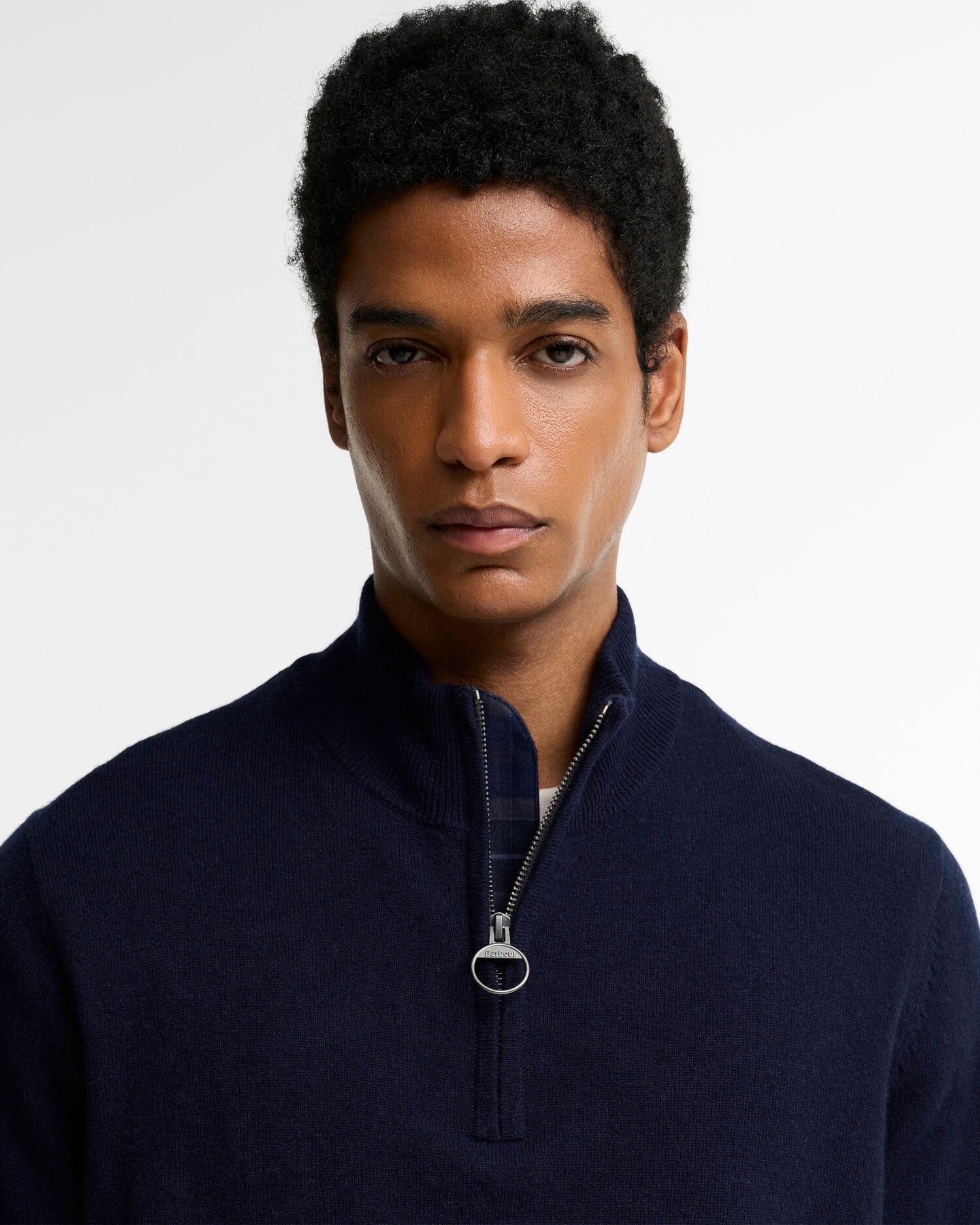 BARBOUR RONSON TARTAN NAVY