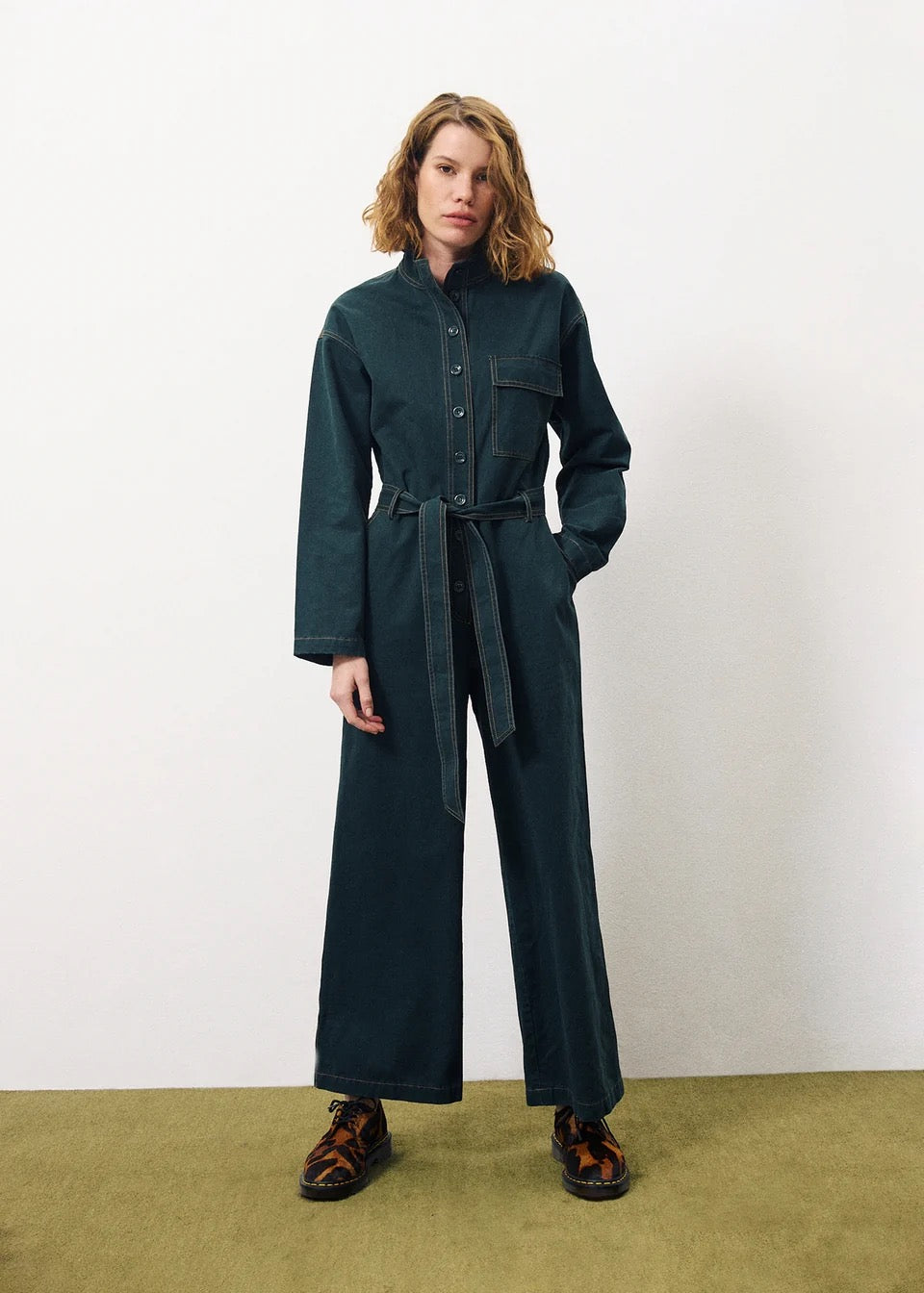 FRNCH JUMPSUIT ADY VERT FORET