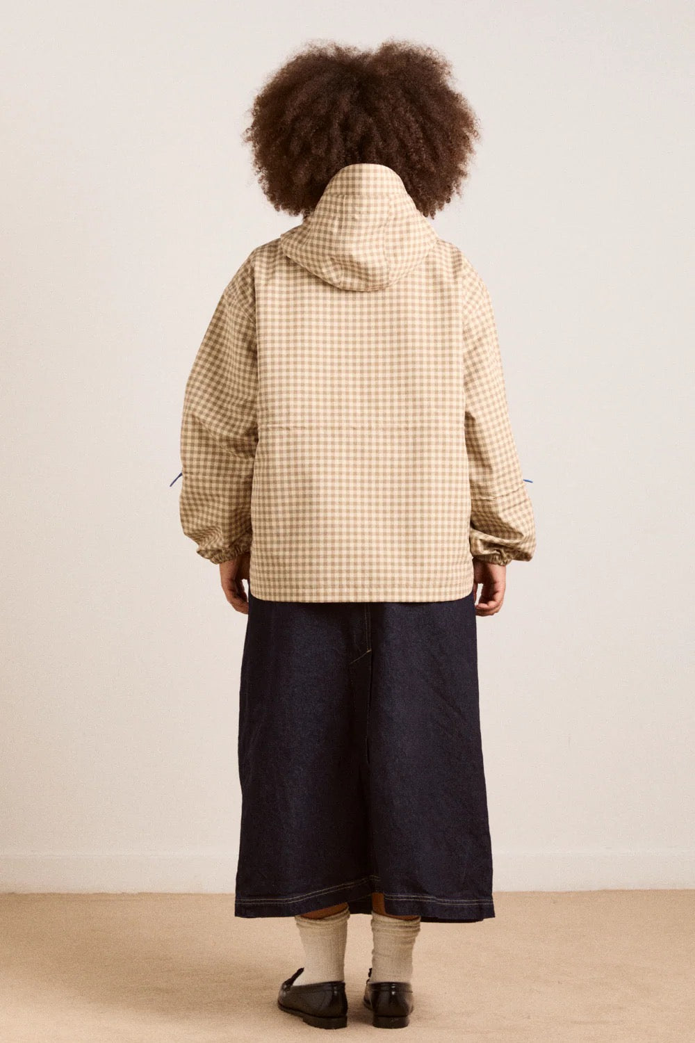 DAMSON MADDER  MATILDA RAIN BROWN GINGHAM