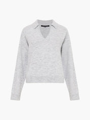 FRENCH CONNECTION MORENA KNIT COLAR GREY