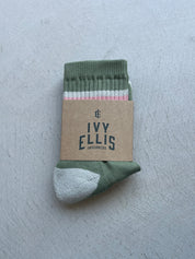 IVY ELLIS WOMENS QUARTER SOCK COOPER