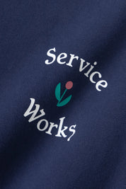 SERVICE WORKS IN BLOOM CREW NAVY