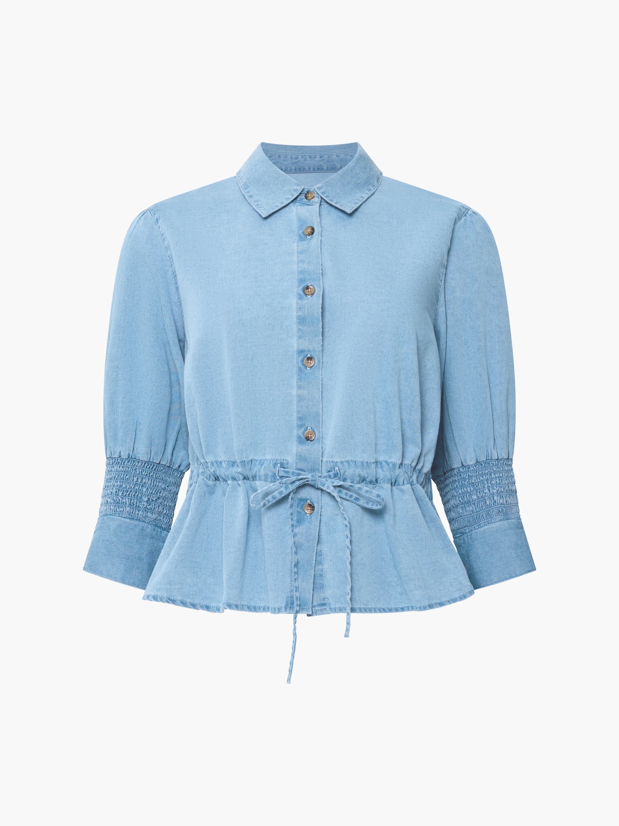 FRENCH CONNECTION  ZAVES CHAMBRAY LIGHT WASH