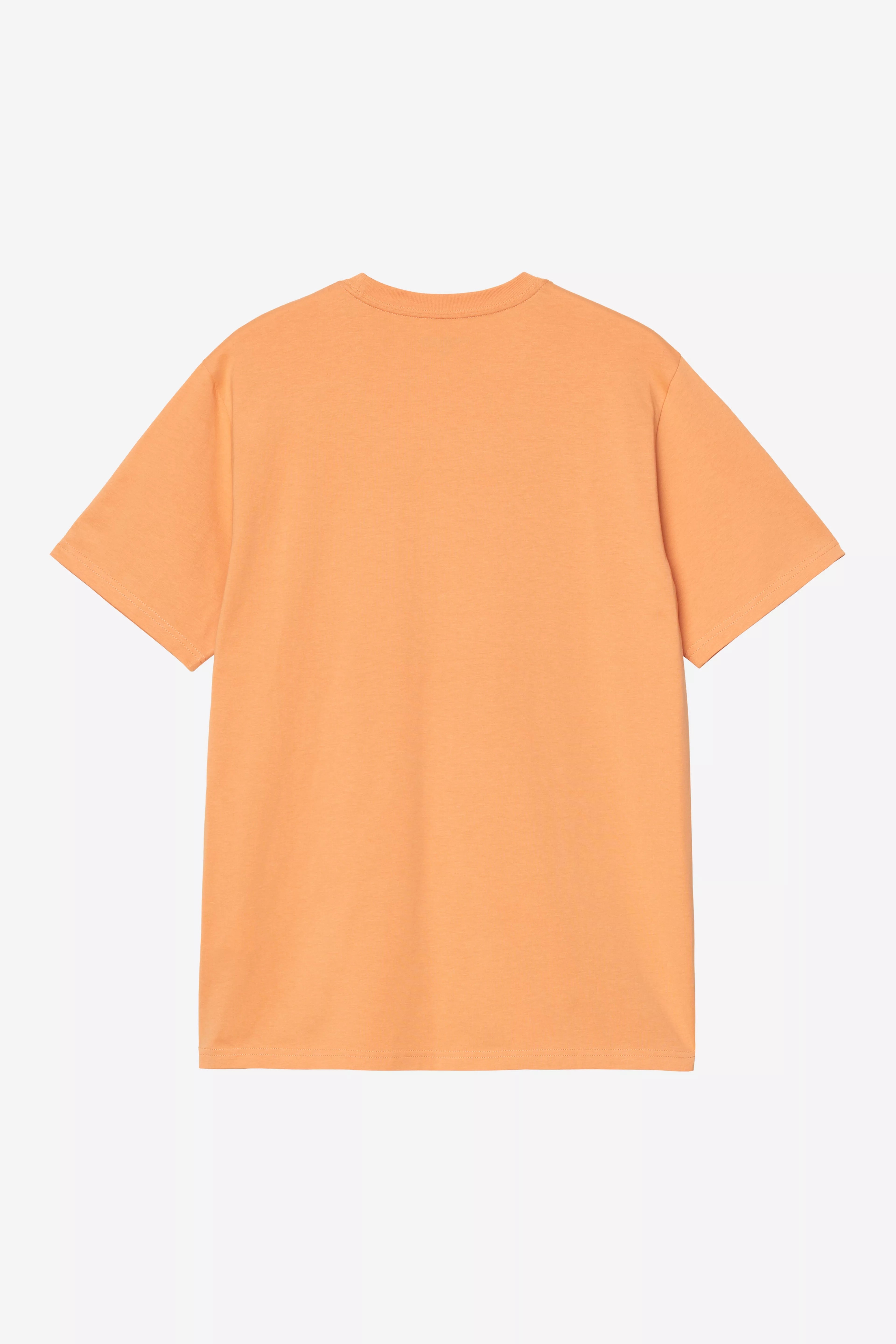 CARHARTT WIP POCKET TEE GENTLE ORANGE