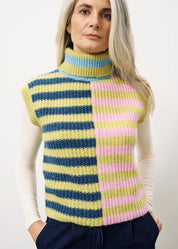 FRNCH AITA MULTICOLOR KNIT VEST