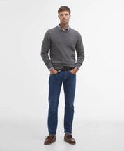 BARBOUR TISBURY CREW  FOG
