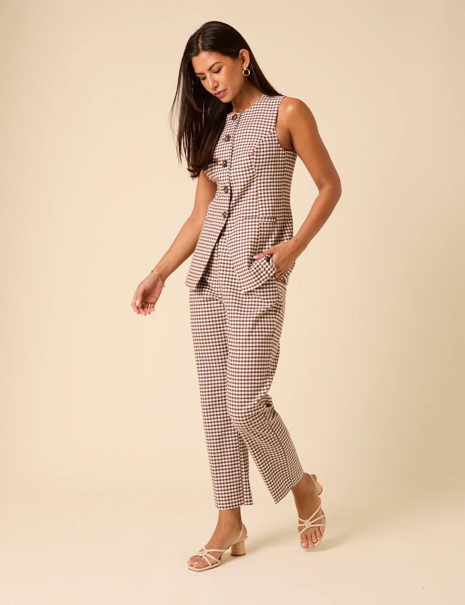 NOBODYS CHILD CIGARETTE PANT Brown
