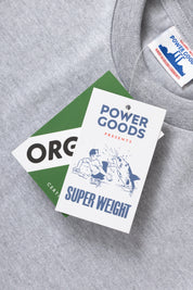 POWER GOODS SUPER WEIGHT HEATHER GREY
