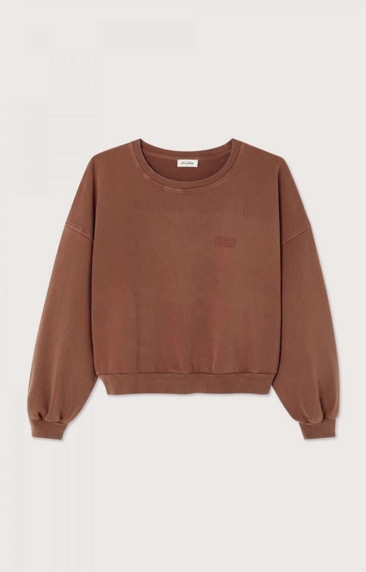 AMERICAN VINTAGE JITBAY SWEAT WALNUT VINTAGE