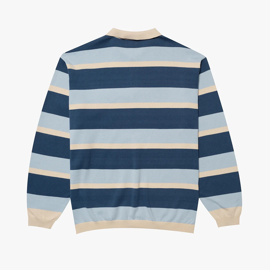 PARLEZ PIPE LS POLO LAGOON STRIPE