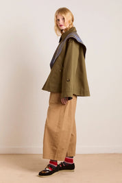 DAMSON MADDER  JERRY CROP TRENCH OLIVE