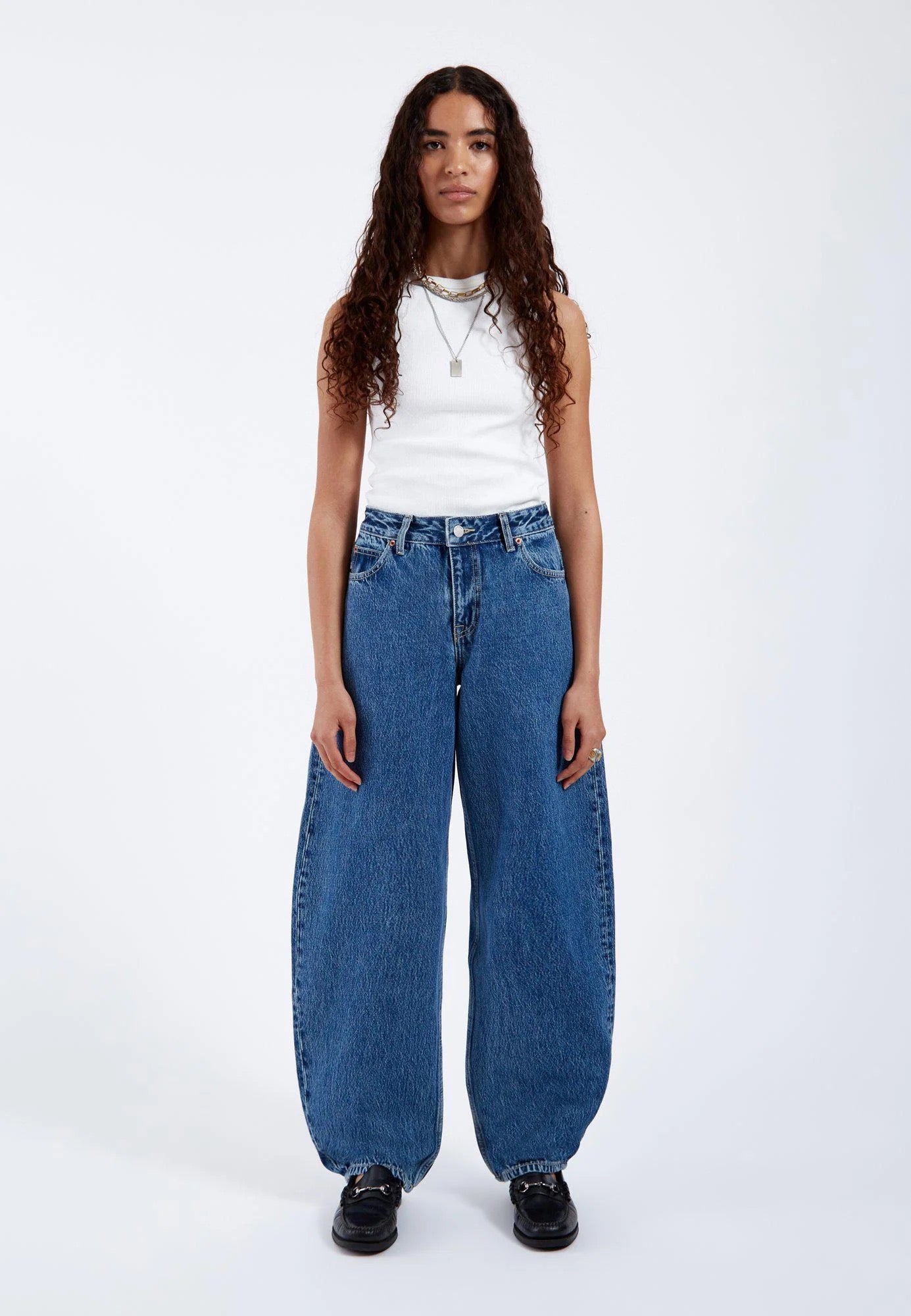 DR DENIM NANCI BARREL MID RETRO