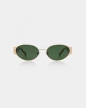 A.KJAERBEDE SUNGLASSES BELLA GOLD BURNT AMBER