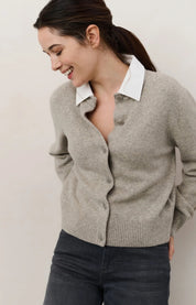 YAYA DETACH COLLAR BROWNISH GREY