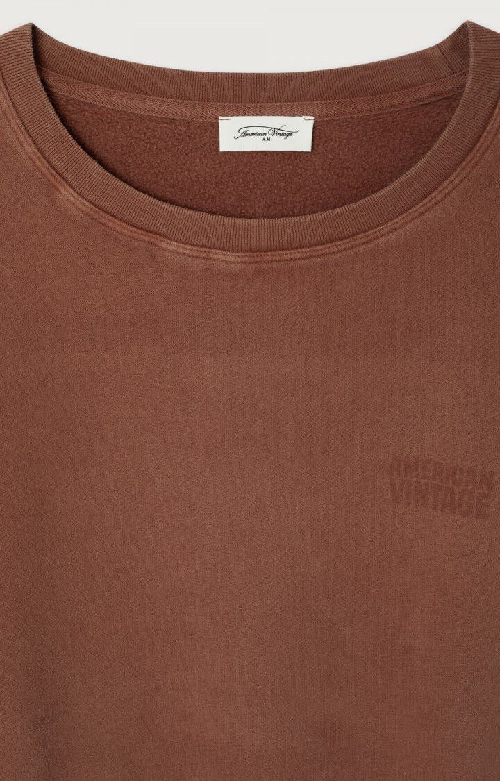 AMERICAN VINTAGE JITBAY SWEAT WALNUT VINTAGE
