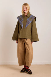 DAMSON MADDER  JERRY CROP TRENCH OLIVE