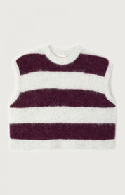 AMERICAN VINTAGE NIBY TANK CRANBERRY STRIPES
