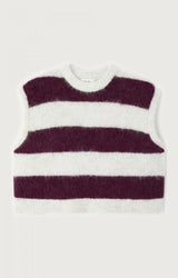 AMERICAN VINTAGE NIBY TANK CRANBERRY STRIPES