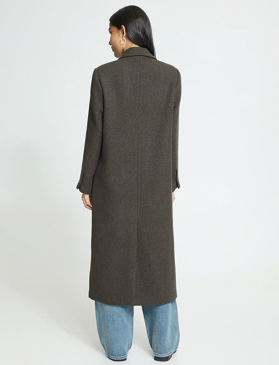 ICHI OCOLA JA ROSIN MELANGE COAT