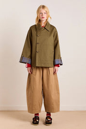 DAMSON MADDER  JERRY CROP TRENCH OLIVE
