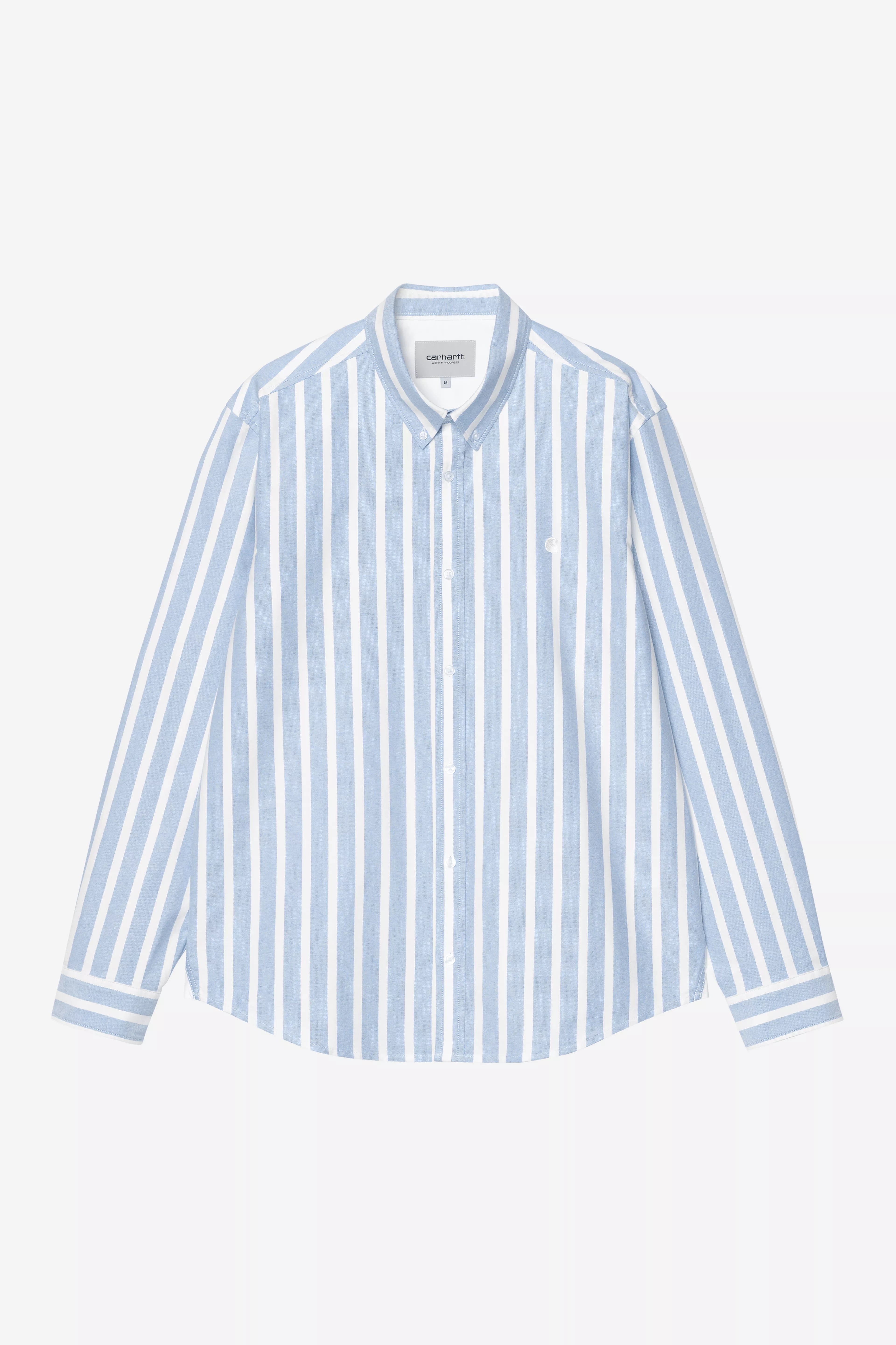 CARHARTT WIP  DEVEN OXFORD BLEACH/WHITE