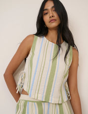 NOBODYS CHILD VERITY TOP Green