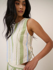 NOBODYS CHILD VERITY TOP Green