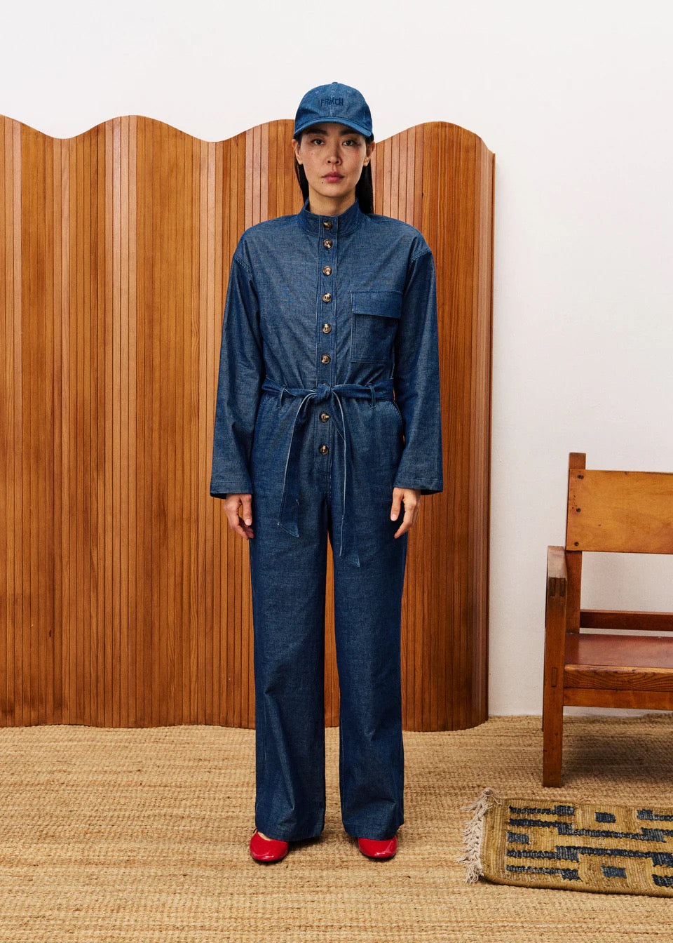 FRNCH JUMPSUIT BLEU MARINE