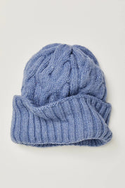 FREE PEOPLE COAST LINE BEANIE Blue
