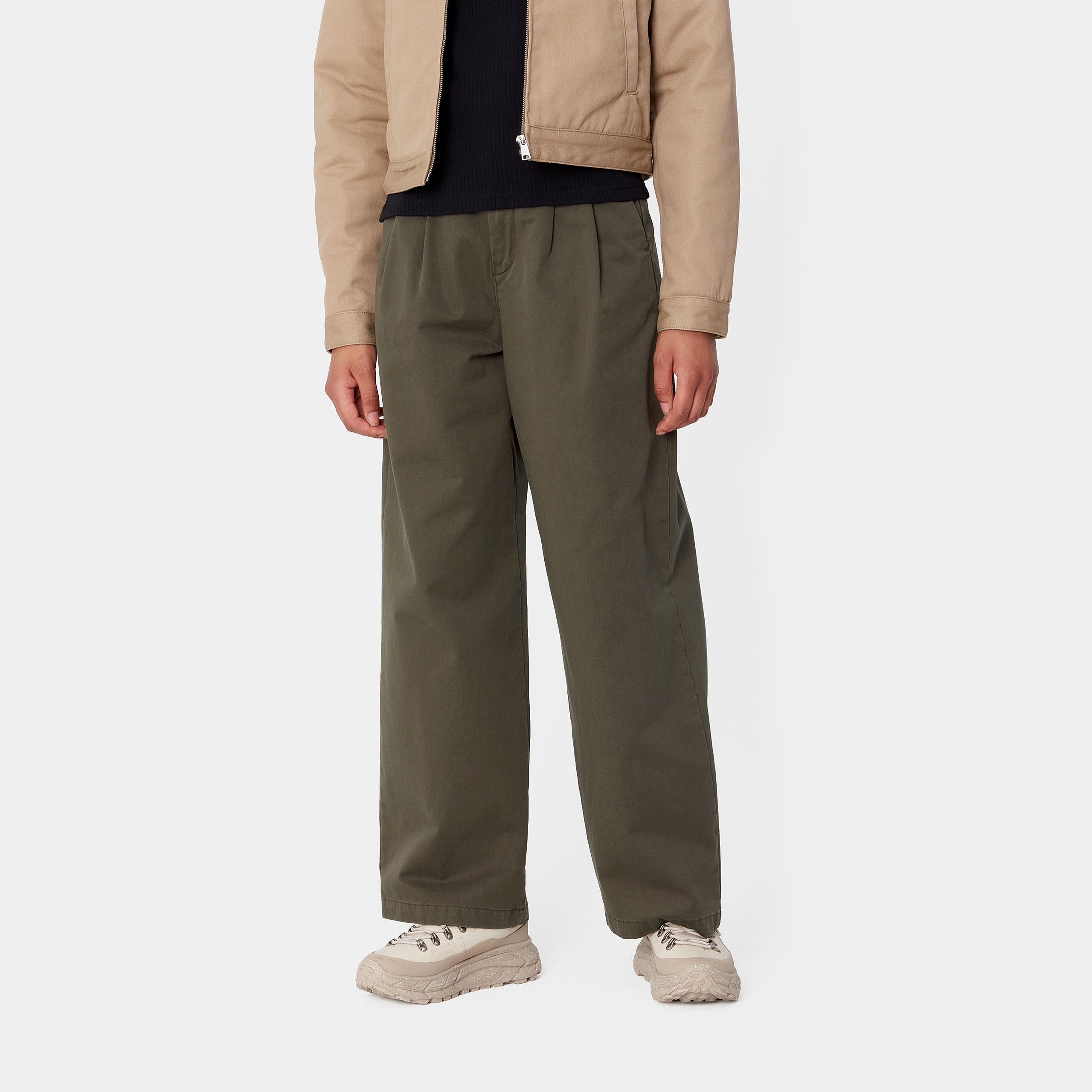 CARHARTT WIP LEOLA PANT MIRAGE STONE WASHED