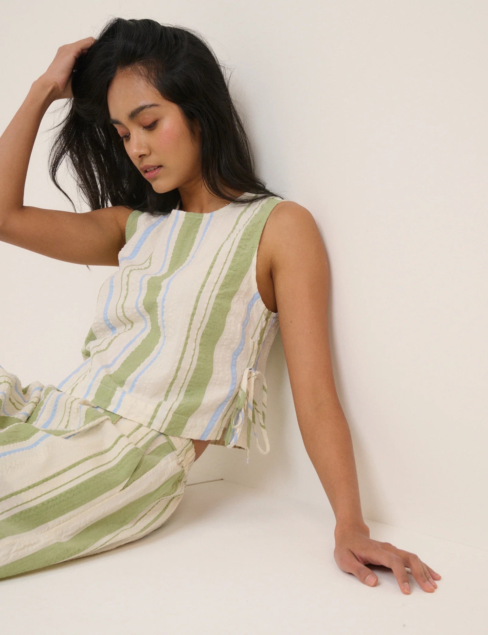 NOBODYS CHILD VERITY TOP Green