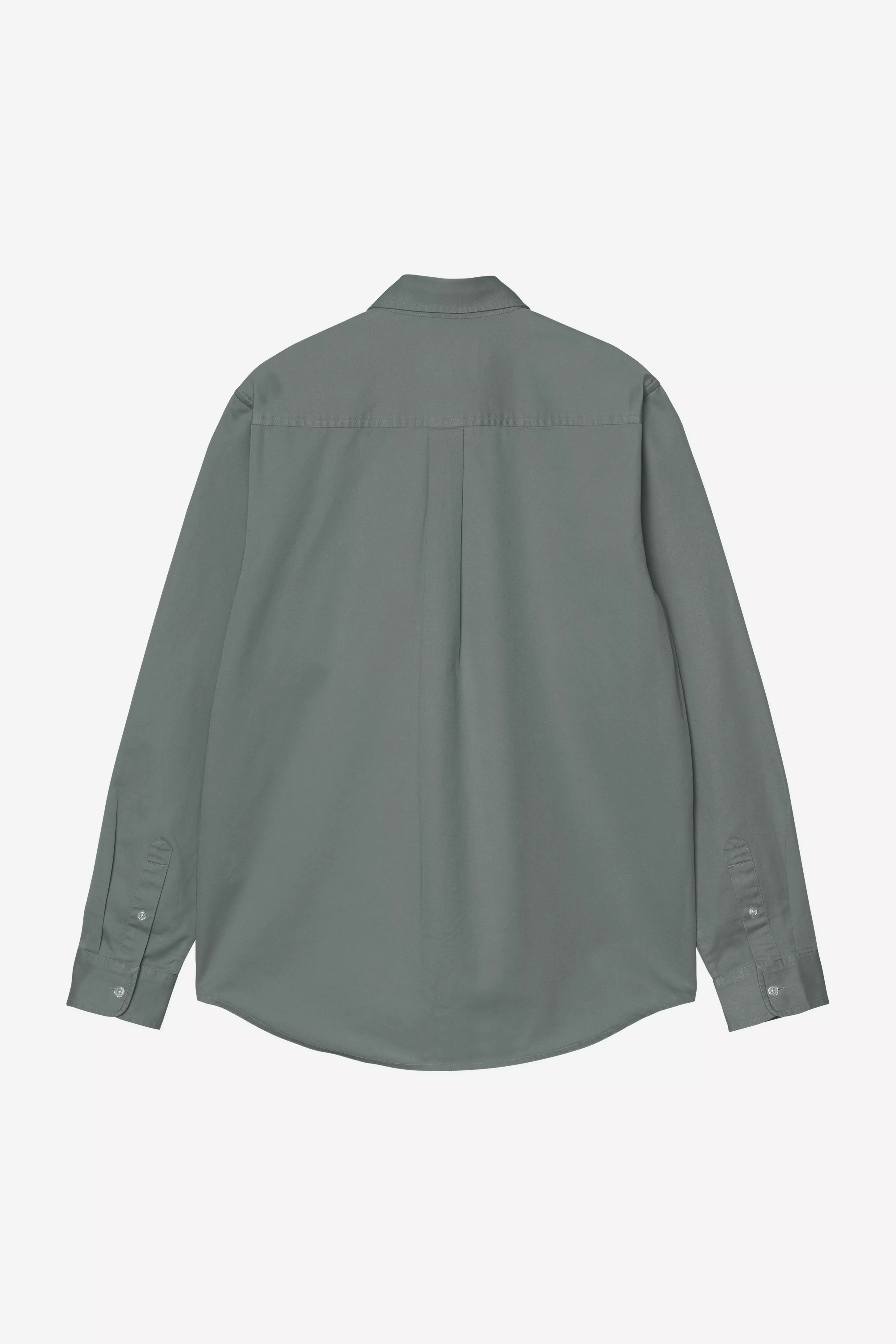 CARHARTT WIP  L/S MADISON VELVET GREEN/WHITE