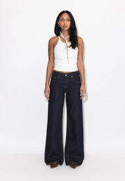 DR DENIM RHUE LOW WIDE STREAM RINSE