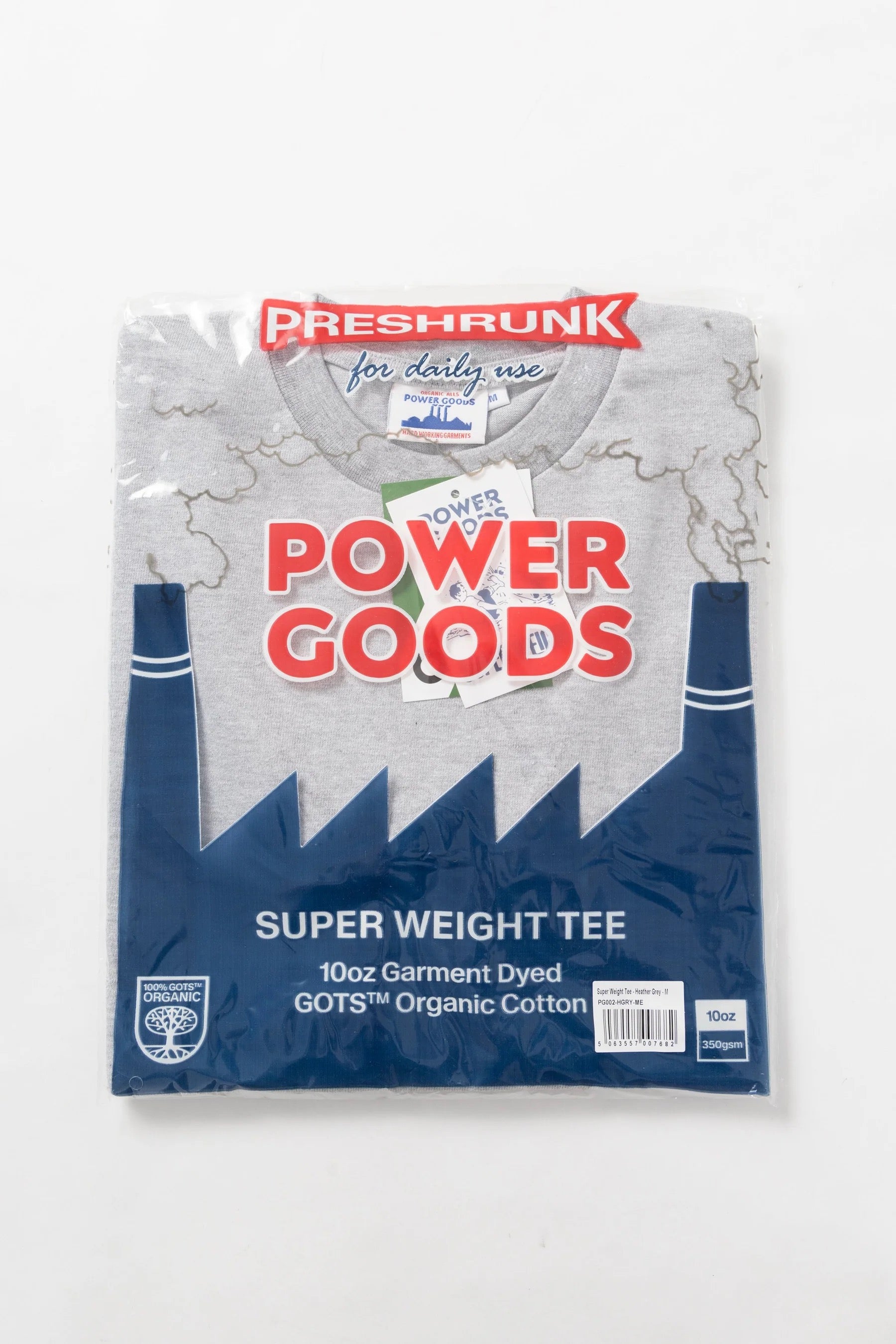 POWER GOODS SUPER WEIGHT HEATHER GREY