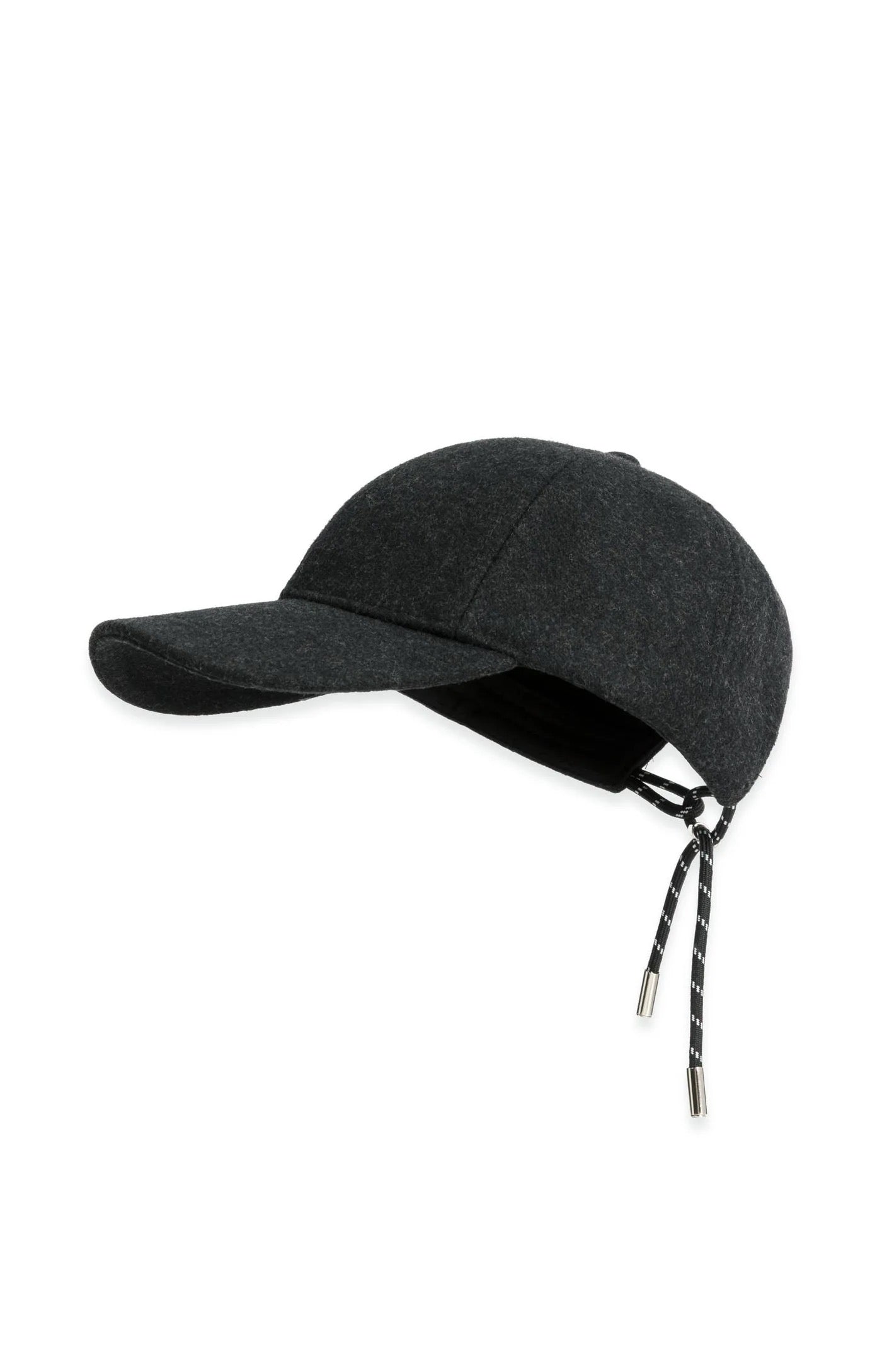 YAYA WOOL CAP HOLE BLACK