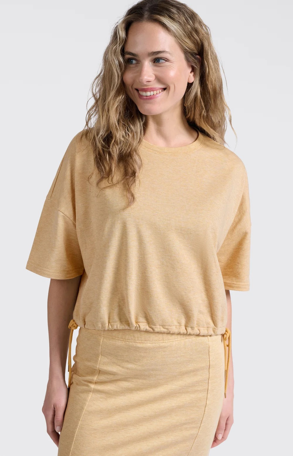 YAYA  SWEAT CROIS CROISSANT BROWN
