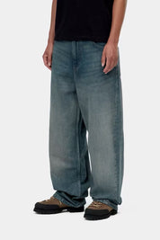 CARHARTT WIP  BRANDON DENIM BLUE WORN USED WASH
